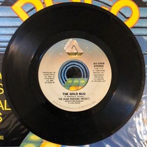 The Alan Parsons Project The Gold Bug Vinyl 45 Record '80